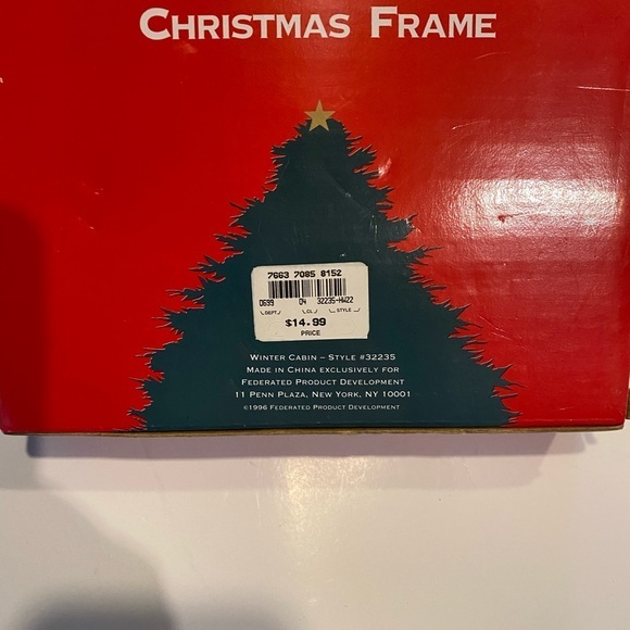 CHRISTMAS FRAME 3 1/2 X 5 EASEL BACK - Picture 5 of 7